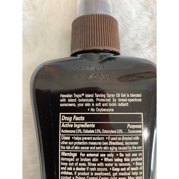 Hawaiian Tropic Protective Tanning Oil Spray Sunscreen 3 Pack  SPF 15, 8oz  NEW - Picture 7 of 8